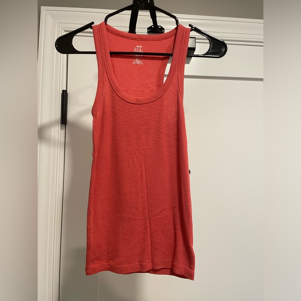 Aerie Rust Real Soft Ribbed Tank Top - XS - Picture 4 of 8